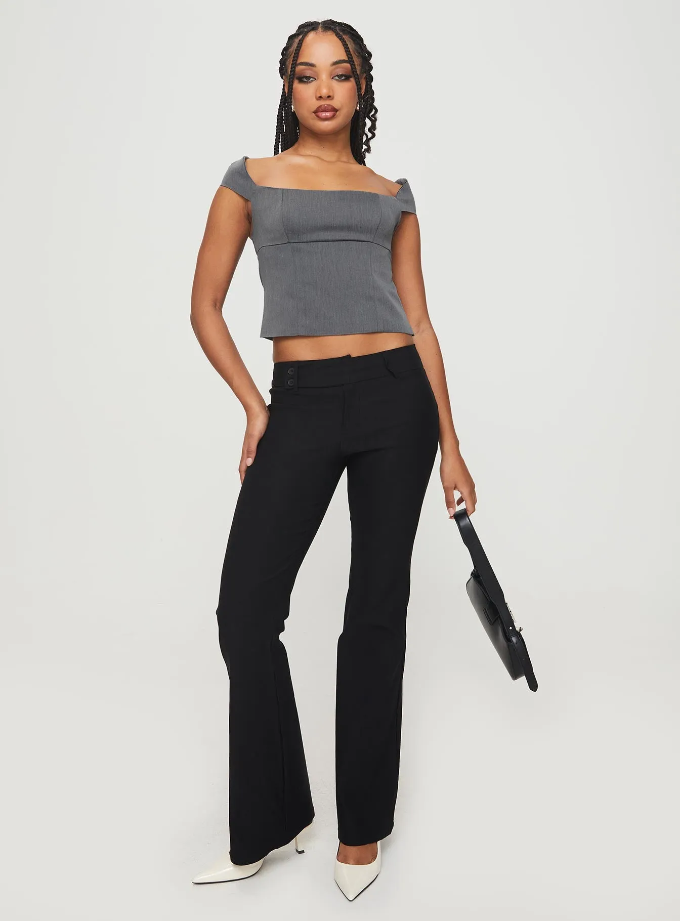 Irie Top Grey sold by Princess Polly product image thumbnail 3