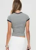 Paris France Tee Grey sold by Princess Polly