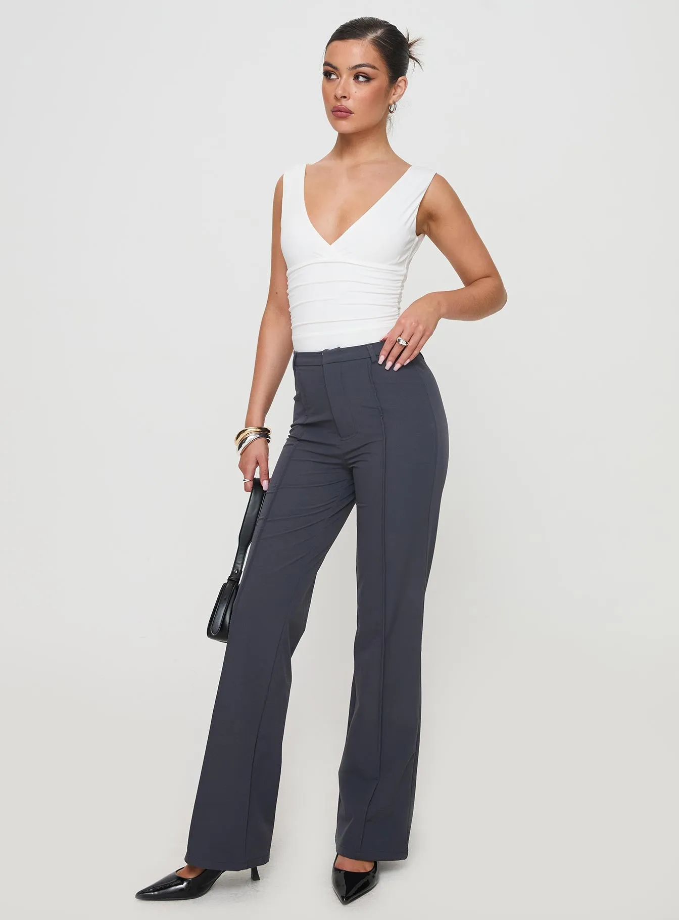 Klaude Bodysuit White sold by Princess Polly product image thumbnail 3