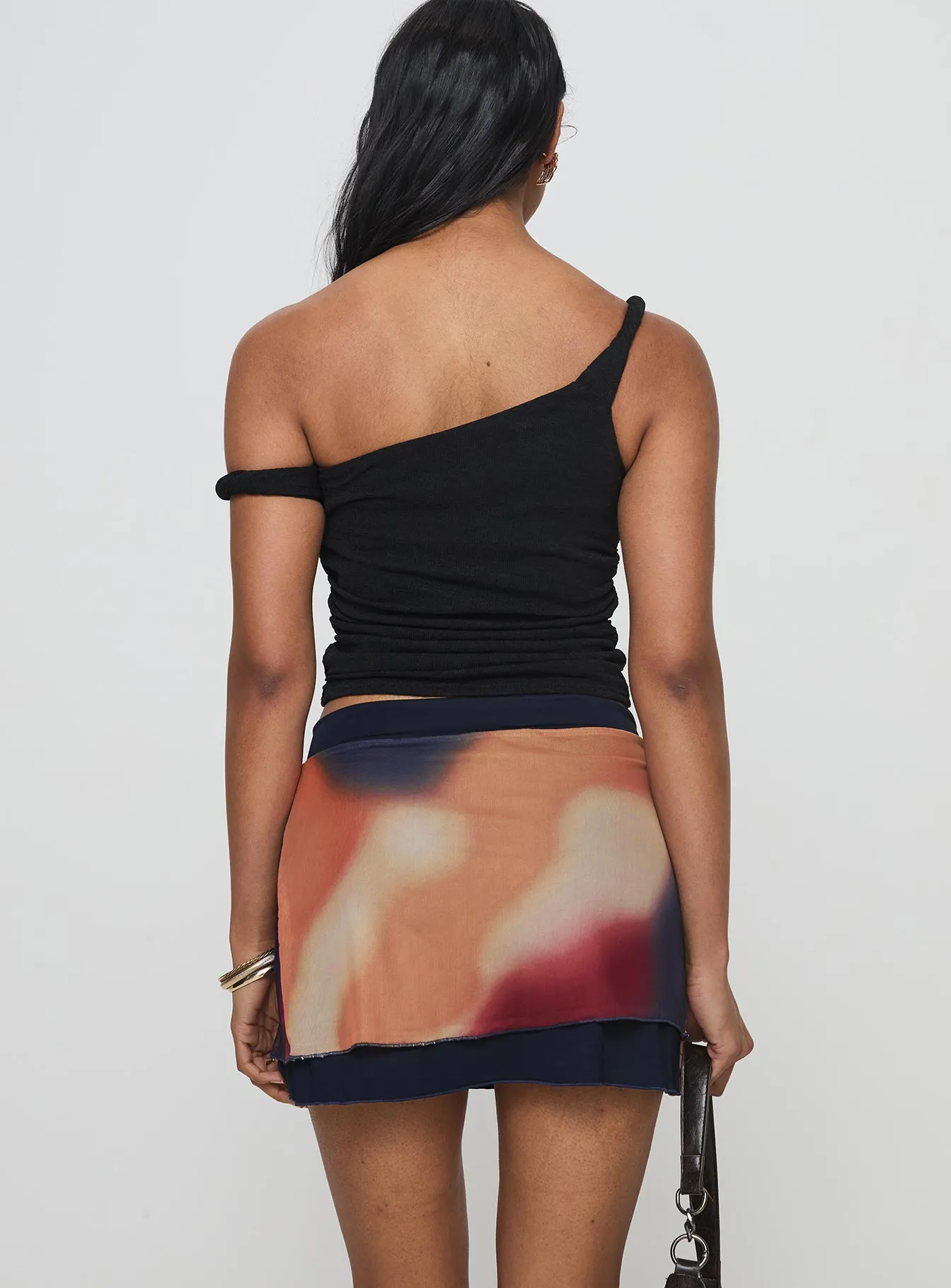 Quatro Mini Skirt Multi sold by Princess Polly product image thumbnail 5