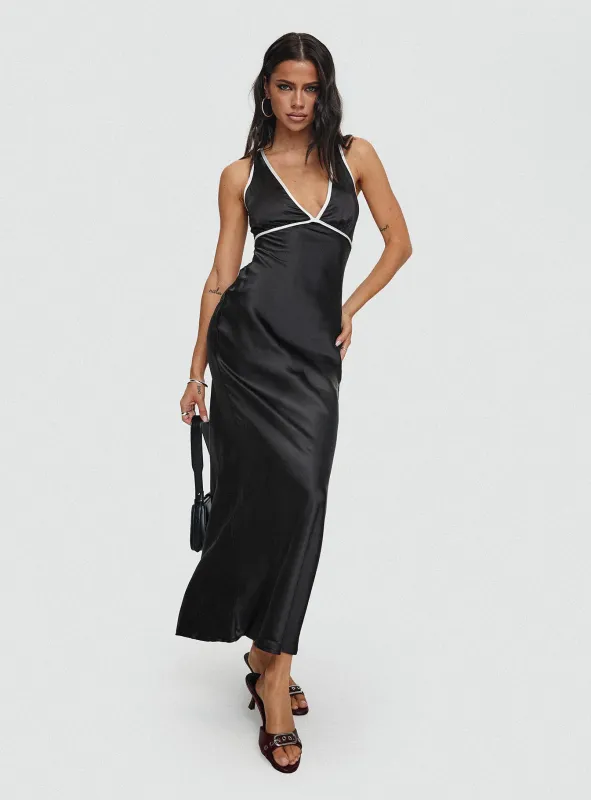Thandi Maxi Dress Black sold by Princess Polly