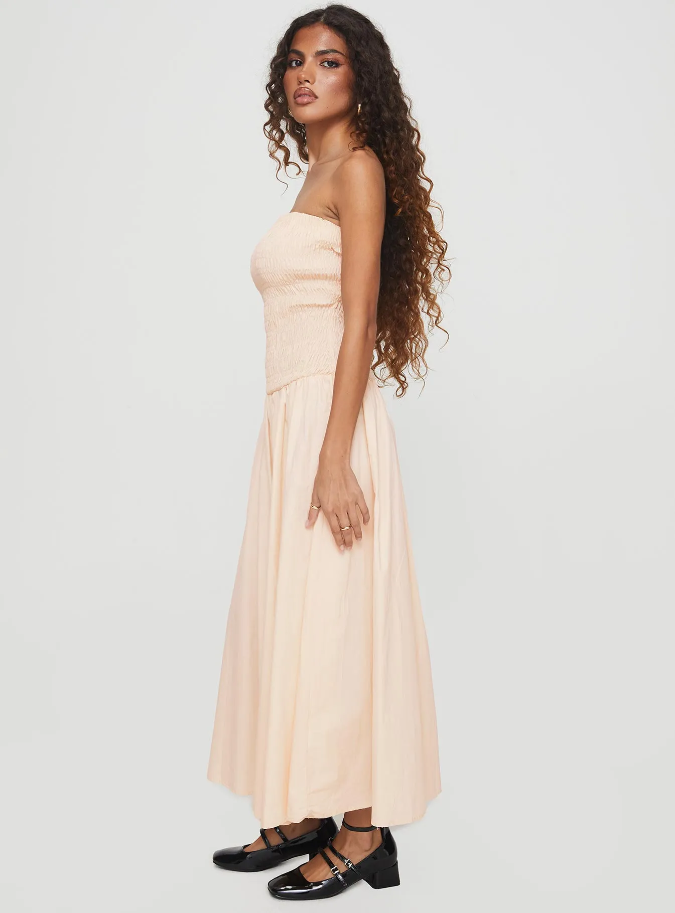 Atara Maxi Dress Cream sold by Princess Polly product image thumbnail 3