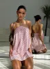 Moonlit Mini Dress Pink Stripe sold by Princess Polly