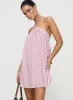 Moonlit Mini Dress Pink Stripe sold by Princess Polly