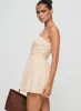 Quinelle Strapless Romper Cream sold by Princess Polly