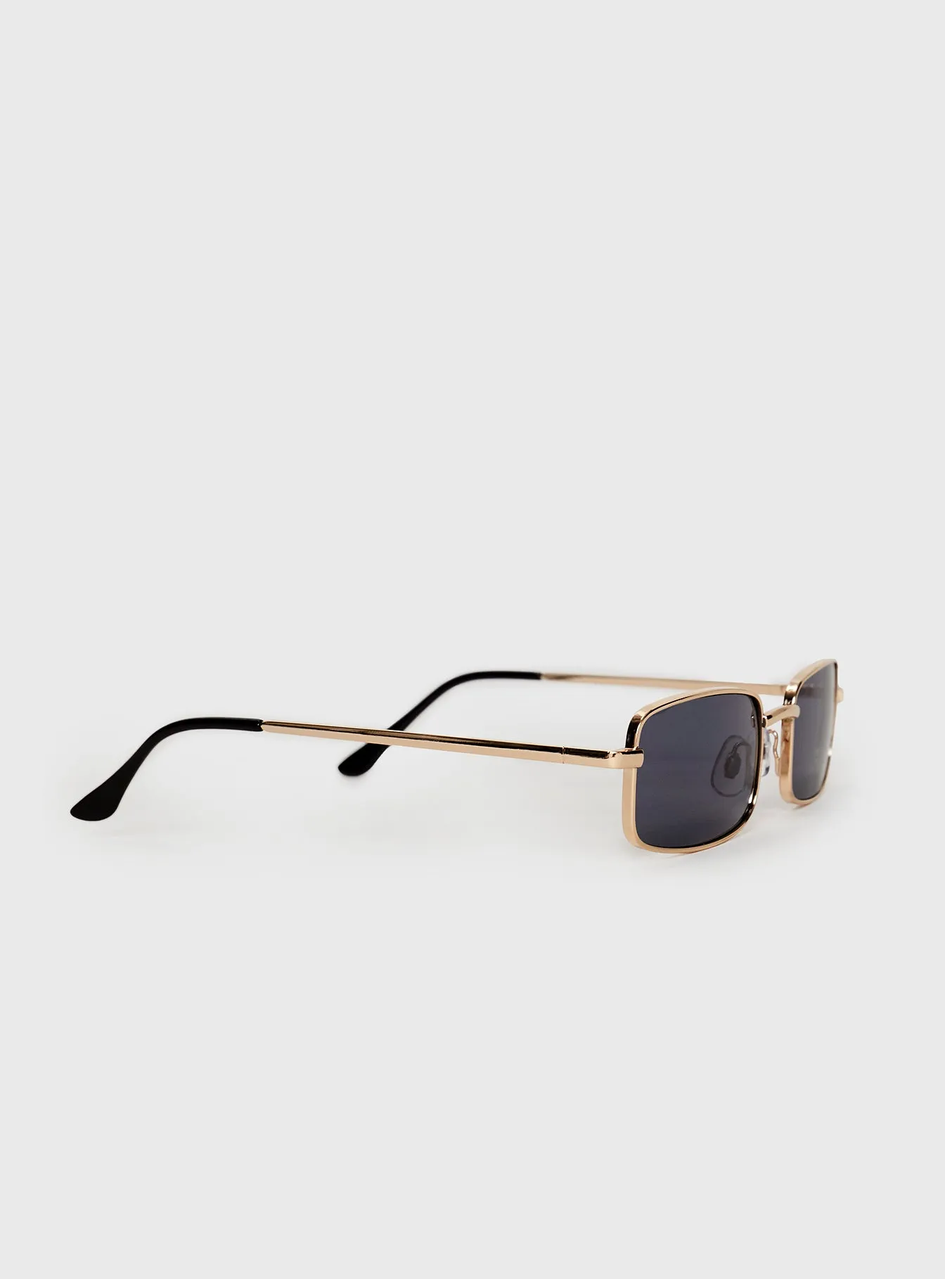 Inglewood Sunglasses Black/ Gold sold by Princess Polly product image thumbnail 3