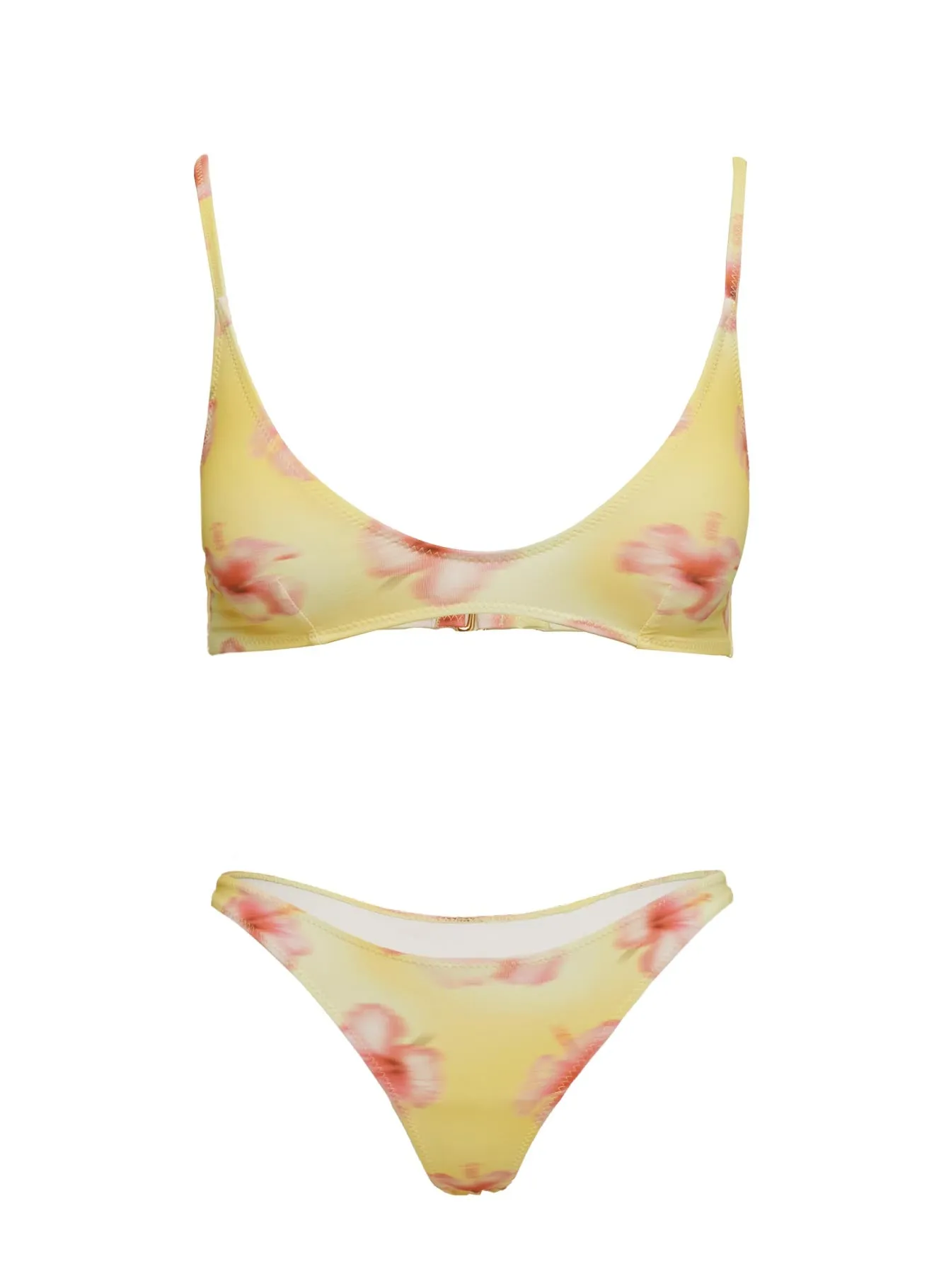 Love Letters High Cut Cheeky Bikini Bottoms Yellow Floral sold by Princess Polly product image thumbnail 5