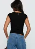 Emberglow Top Black / Polka sold by Princess Polly
