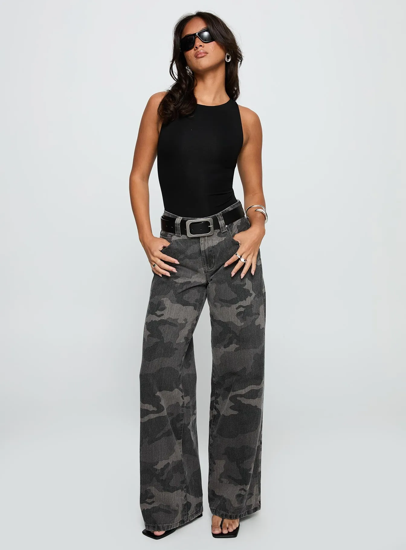 Majesty Tie Back Bodysuit Black sold by Princess Polly product image thumbnail 3