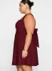 Xanthus Mini Dress Red Curve sold by Princess Polly