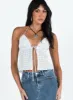 Chantria Top White Polka Dot sold by Princess Polly
