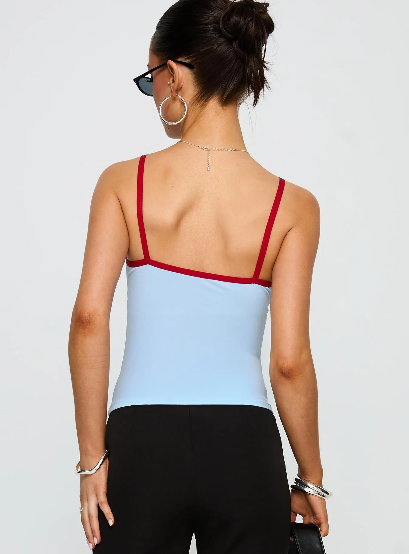 Tiera Top Blue / Red sold by Princess Polly product image thumbnail 5