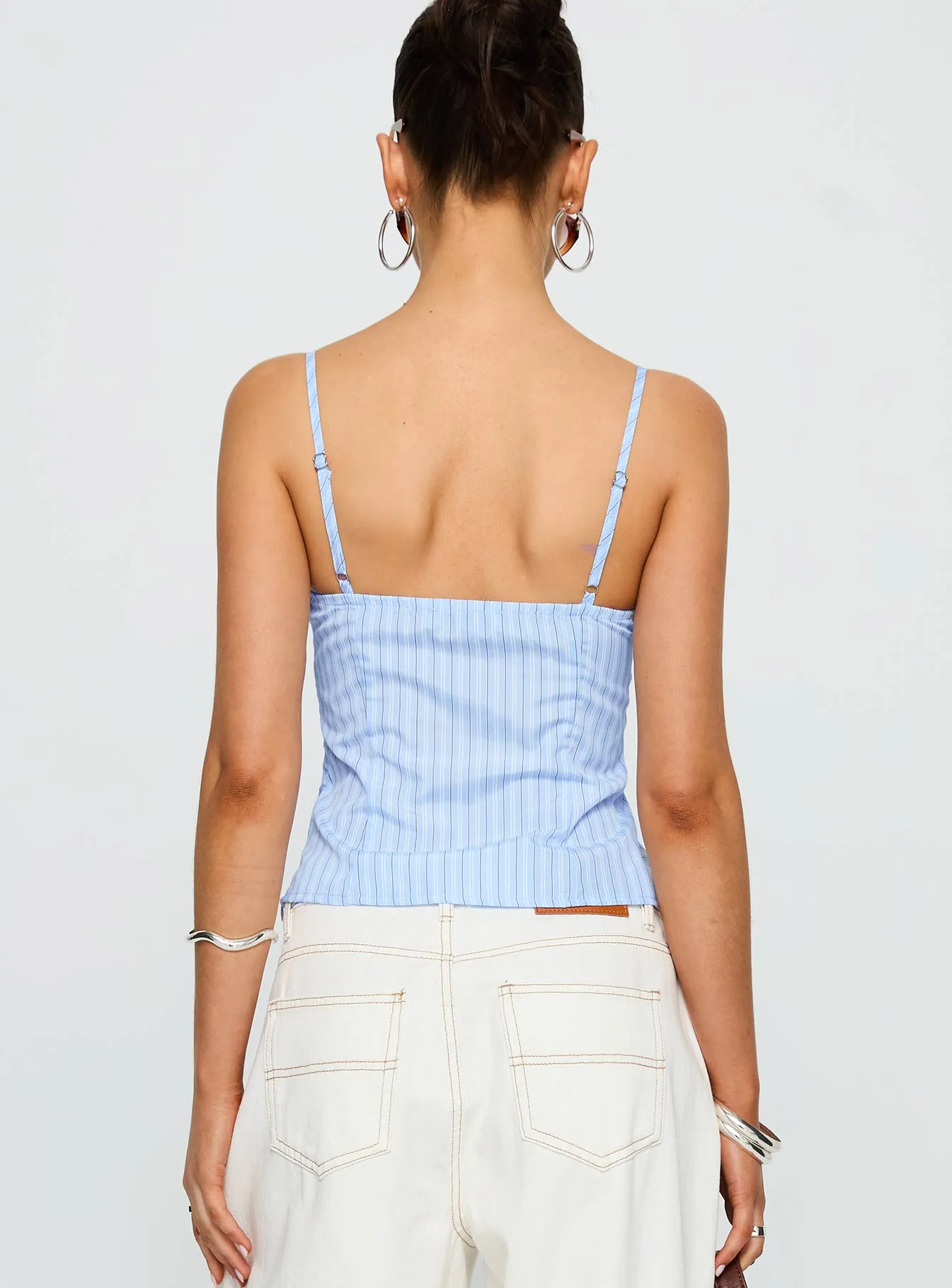 Isolabella Top Blue Stripe sold by Princess Polly product image thumbnail 4
