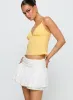 Written In The Stars Mini Skirt White sold by Princess Polly