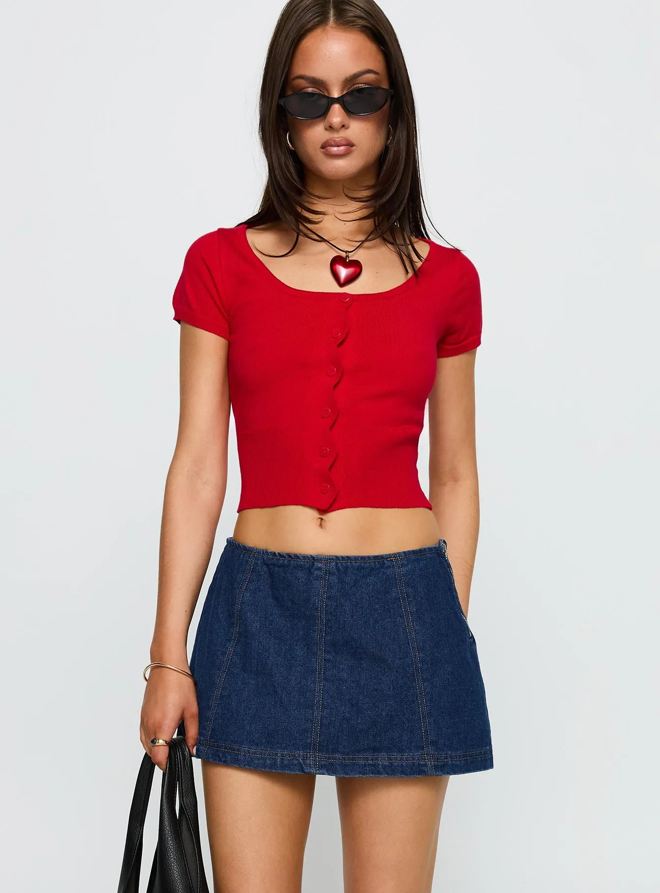 Lemoni Skort Denim Blue sold by Princess Polly product image thumbnail 2