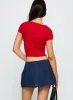 Lemoni Skort Denim Blue sold by Princess Polly