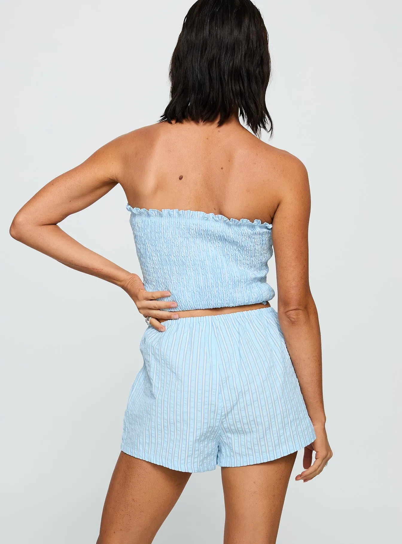 Saskea Shorts Blue sold by Princess Polly product image thumbnail 5