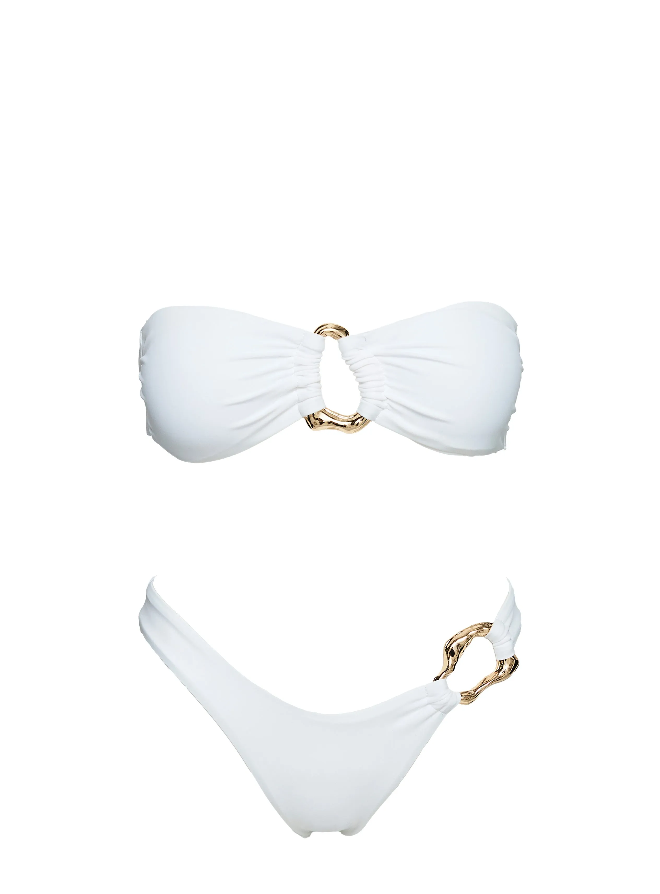Waves Crashing Bikini Bottoms White sold by Princess Polly product image thumbnail 5