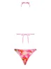 Sandbar Triangle Bikini Top Pink Floral sold by Princess Polly