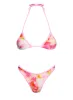 Sandbar Triangle Bikini Top Pink Floral sold by Princess Polly