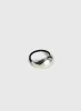Heart Mend Statement Hair Tie Silver sold by Princess Polly