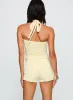 Edamame Micro Shorts Yellow Stripe sold by Princess Polly