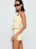 Edamame Micro Shorts Yellow Stripe sold by Princess Polly