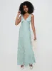 Nell Jacquard Maxi Dress Blue sold by Princess Polly