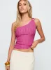 All Falls Down One Shoulder Top Pink sold by Princess Polly
