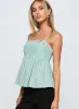 Peace Of Mind Top Green Stripe sold by Princess Polly