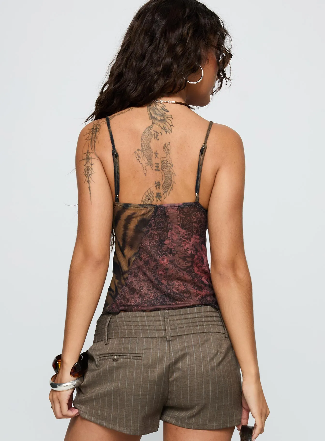 Start A Fire Mesh Cami Top Multi sold by Princess Polly product image thumbnail 5