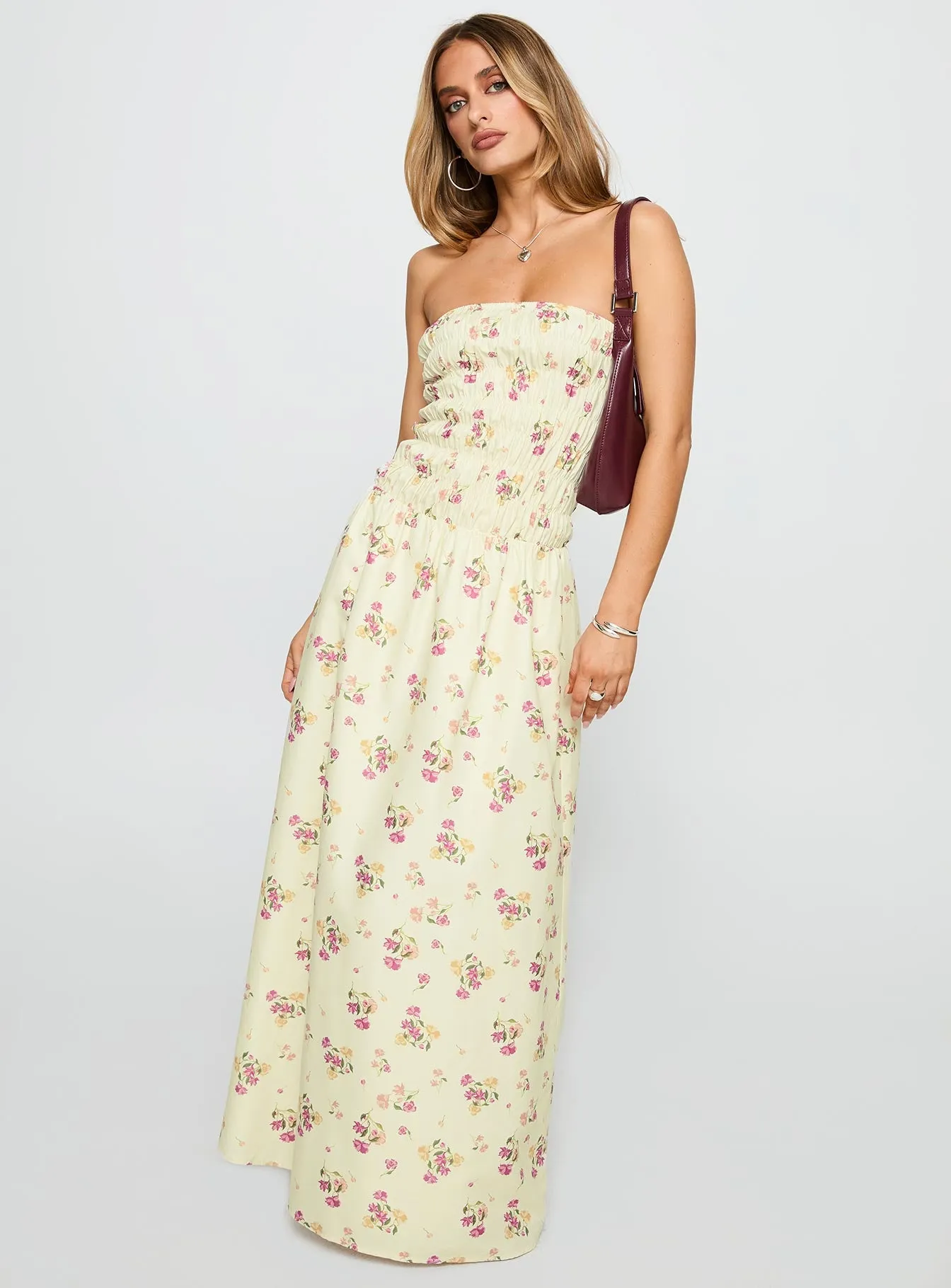 Human Nature Strapless Maxi Dress Multi Floral sold by Princess Polly product image thumbnail 2