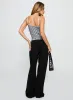 Baccarat Mid Rise Wide Leg Belted Jeans Black sold by Princess Polly