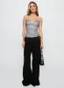 Baccarat Mid Rise Wide Leg Belted Jeans Black sold by Princess Polly