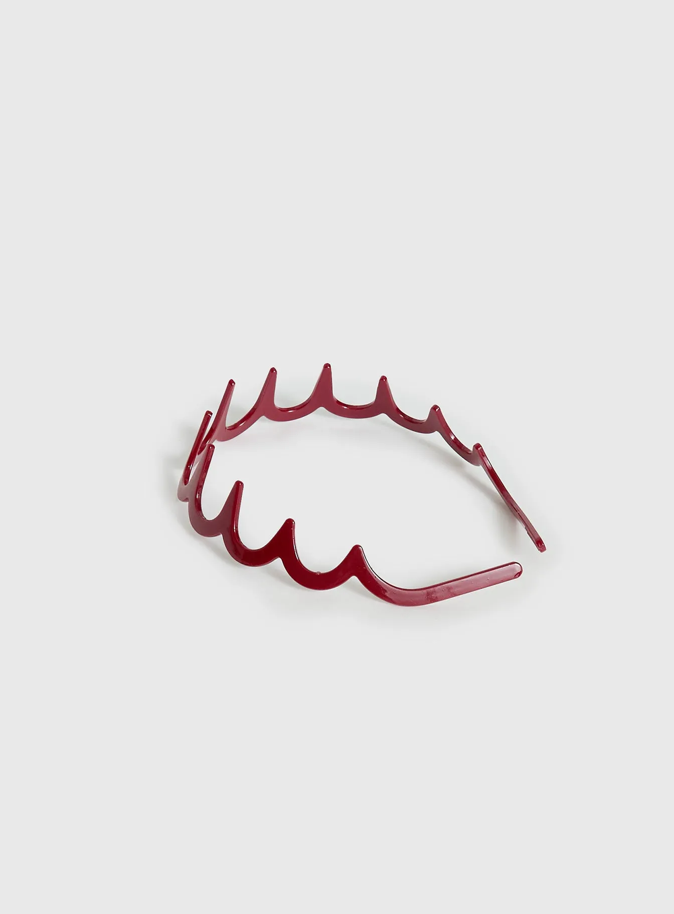 Demie Headband Burgundy sold by Princess Polly product image thumbnail 2