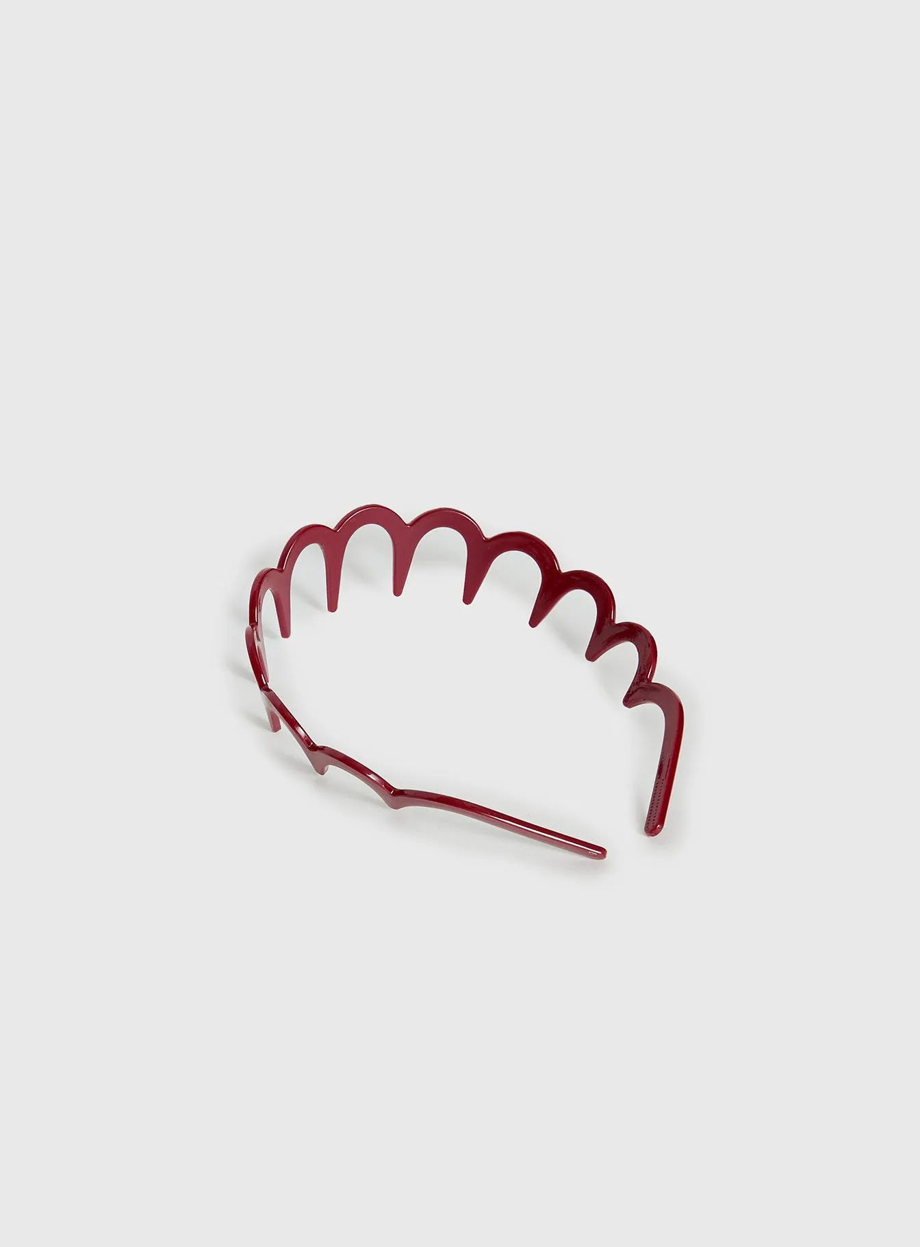 Demie Headband Burgundy sold by Princess Polly product image thumbnail 3