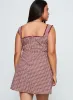 Dasha Mini Dress Red Check Curve sold by Princess Polly