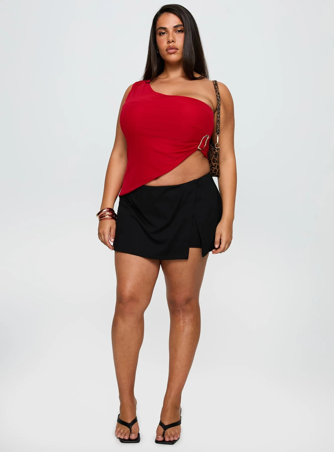 For The Thrill Skort Black Curve sold by Princess Polly product image thumbnail 3