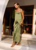 Apple Cider Maxi Dress Olive Petite sold by Princess Polly