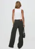 Bruiser Tie Waist Jeans Green Petite sold by Princess Polly