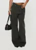 Bruiser Tie Waist Jeans Green Petite sold by Princess Polly