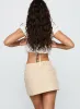 Essentially Skort Beige sold by Princess Polly