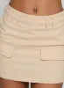 Essentially Skort Beige sold by Princess Polly