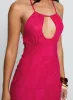 Magnetic Halter Maxi Dress Hot Pink sold by Princess Polly