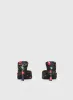 Cherry Season Pointed Toe Heels Black Multi sold by Princess Polly