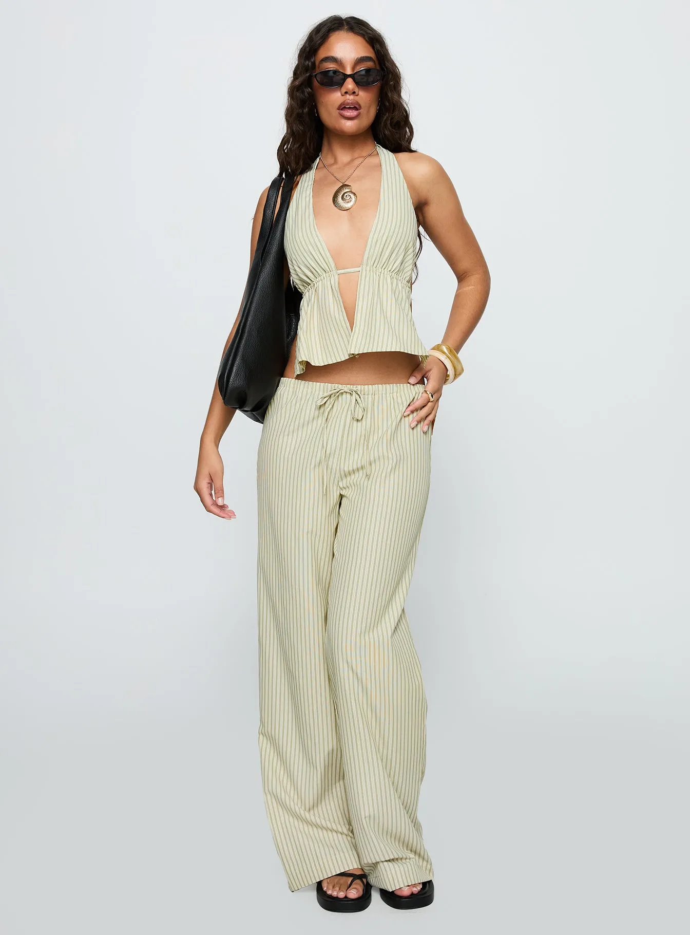 Cosmic Shift Set Green Stripe sold by Princess Polly product image thumbnail 2