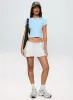 Izla Lounge Skort Grey Marle sold by Princess Polly