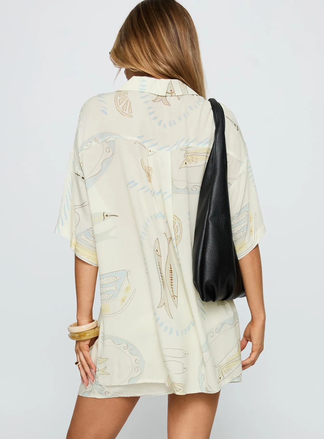 Caraliia Shirt Cream sold by Princess Polly product image thumbnail 5