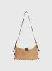 Anatolius Faux Suede Shoulder Bag Brown sold by Princess Polly