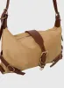 Anatolius Faux Suede Shoulder Bag Brown sold by Princess Polly